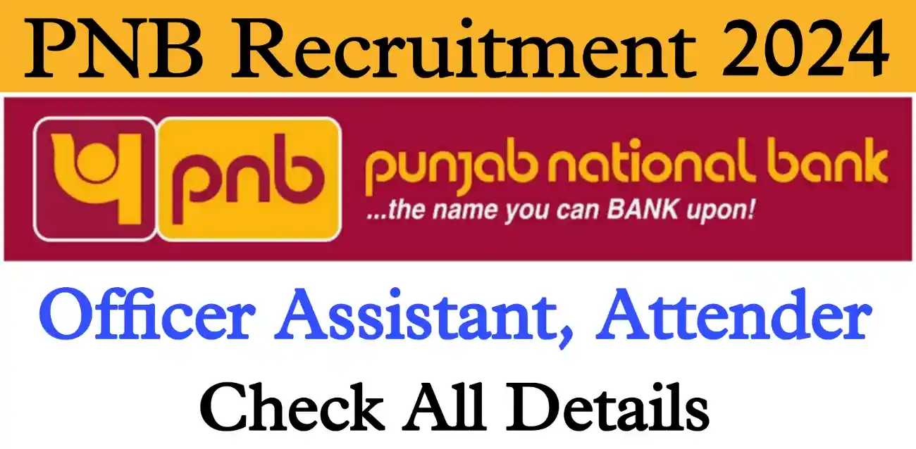 PNB Bank Recruitment 2024 पंजाब नेशनल बैंक सरकारी भर्ती 2024 का विज्ञापन जारी, आवेदन प्रक्रिया शुरू